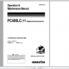 Komatsu Hydraulic Excavator PC490LC 11 Operation Maintenance Manual UENAM01202 2016