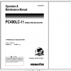 Komatsu Hydraulic Excavator PC490LC 11 Operation Maintenance Manual UENAM01203 2017