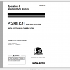 Komatsu Hydraulic Excavator PC490LC 11 Operation Maintenance Manual UENAM01470 2018