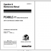 Komatsu Hydraulic Excavator PC490LC 11 Operation Maintenance Manual UENAM01471 2018