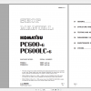 Komatsu Hydraulic Excavator PC600 6 PC600LC 6 Shop Manual SEBM017111 2004