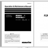 Komatsu Hydraulic Excavator PC600 7 PC600LC 7 Operation Maintenance Manual TEN00037 02 2008