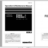 Komatsu Hydraulic Excavator PC600 8 PC600LC 8 Operation Maintenance Manual TEN00118 07 2009