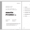 Komatsu Hydraulic Excavator PC600LC 6 Shop Manual SEBM027100