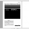 Komatsu Hydraulic Excavator PC700LC 11 Operation Maintenance Manual PEN01128 01 2019