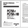 Komatsu Hydraulic Excavator PC75R 2 PC75R 2HD Operation Maintenance Manual WEAM001304