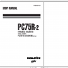 Komatsu Hydraulic Excavator PC75R 2 Shop Manual WEBM001501