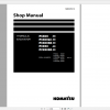 Komatsu Hydraulic Excavator PC800 8R PC800LC 8R PC800SE 8R PC850 8R PC850SE 8R Shop Manual SEN02316 16 2008