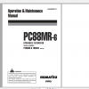 Komatsu Hydraulic Excavator PC88MR 6 Operation Maintenance Manual WEAM008101 2006