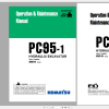 Komatsu Hydraulic Excavator PC95 1 Operation Maintenance Manual WEADPC9501