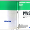 Komatsu Hydraulic Excavator PW95 1 Operation Maintenance Manual WEAMPW9501
