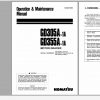 Komatsu Motor Grader GD305A 1A GD355A 1A Operation Maintenance Manual SEAM019000 1997