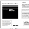 Komatsu Wheel Loader GALEO WA1200 3 Operation Maintenance Manual TEN00069 02 2007