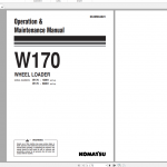 Komatsu Wheel Loader W170 Operation Maintenance Manual SEAM384A01