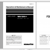 Komatsu Wheel Loader WA1200 6 Operation Maintenance Manual TEN00511 10 2019