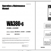 Komatsu Wheel Loader WA308 6 Engine 6D107E 1 Operation Maintenance Manual CEAM017205 2016