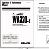 Komatsu Wheel Loader WA320 3 Operation Maintenance Manual PEN00259 00 2007