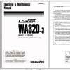 Komatsu Wheel Loader WA320 3 Operation Maintenance Manual TEN00255 00 2007