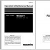 Komatsu Wheel Loader WA320 5 Operation Maintenance Manual PEN00916 03 2019