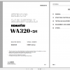 Komatsu Wheel Loader WA320 5H Shop Manual VEBM240100 2003