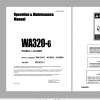 Komatsu Wheel Loader WA320 6 Engine 6D107E 1 Operation Maintenance Manual CEAM019804 2016