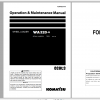 Komatsu Wheel Loader WA320 6 Operation Maintenance Manual PEN00236 06 2016