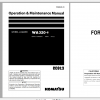Komatsu Wheel Loader WA320 6 Operation Maintenance Manual TEN00456 10 2019