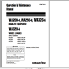 Komatsu Wheel Loader WA320 6 WA250 6 WA320 6 Operation Maintenance Manual VEAM750102 2011