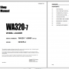 Komatsu Wheel Loader WA320 7 Engine 6D107E 2 Shop Manual CEBM027701 2016