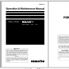 Komatsu Wheel Loader WA320 7 Operation Maintenance Manual PEN00891 02 2019