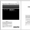 Komatsu Wheel Loader WA320 8 Operation Maintenance Manual PEN01029 00 2018