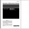 Komatsu Wheel Loader WA320 8 Operation Maintenance Manual PEN01533 00 2020