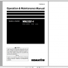 Komatsu Wheel Loader WA320 8 Operation Maintenance Manual TEN00942 00 2020