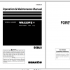 Komatsu Wheel Loader WA320PZ 6 Operation Maintenance Manual TEN00265 04 2009