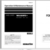 Komatsu Wheel Loader WA320PZ 6 Operation Maintenance Manual TEN00458 07 2019