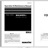 Komatsu Wheel Loader WA320PZ 6 Operation Maintenance Manual TEN00459 08 2019