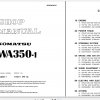 Komatsu Wheel Loader WA350 1 Shop Manual SEBM04230107