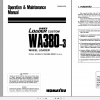 Komatsu Wheel Loader WA380 3 Operation Maintenance Manual SEAM014700