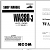 Komatsu Wheel Loader WA380 3 Shop Manual SMEW380000