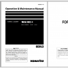Komatsu Wheel Loader WA380 6 Operation Maintenance Manual PEN00517 10 2021