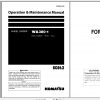 Komatsu Wheel Loader WA380 6 Operation Maintenance Manual TEN00494 06 2019
