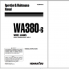 Komatsu Wheel Loader WA380 6 Operation Maintenance Manual VEAM440103 2012