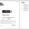 Komatsu Wheel Loader WA380 7 Engine 6D107E 2 Shop Manual CEBM025604 2013