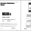 Komatsu Wheel Loader WA380 8 Engine 6D107E 3 Operation Maintenance Manual CEAM030202 2017