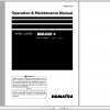 Komatsu Wheel Loader WA380 8 Operation Maintenance Manual PEN01108 02 2019