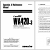 Komatsu Wheel Loader WA420 3 Operation Maintenance Manual SEAM006201