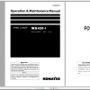 Komatsu Wheel Loader WA430 5 Operation Maintenance Manual PEN00085 07 2018