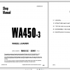 Komatsu Wheel Loader WA450 3 Shop Manual CEBD000401 1990