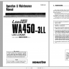 Komatsu Wheel Loader WA450 3LL Operation Maintenance Manual SEAM014600