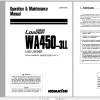 Komatsu Wheel Loader WA450 3LL Operation Maintenance Manual SEAM014601 1997